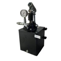 hydraulische Handpumpe mit Tank und Manometer 130 716694