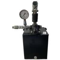 hydraulische Handpumpe mit Tank und Manometer 130 716694