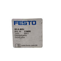 FESTO Einschaltventil HE-D-MIDI 170682