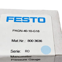 Festo Manometer PAGN-40-10-G18 8003636