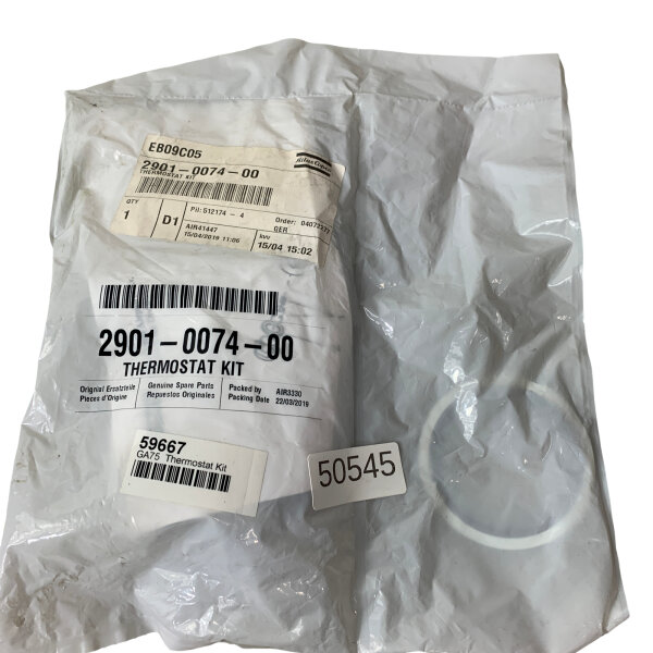 Atlas Copco 2901-0074-00 Original-Thermostat-Kit für GA75