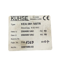 KUHSE KEA 081 NSTR Notstromaggregat