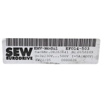 SEW Eurodrive Netzfilter  / Funkentstörfilter EF014-503