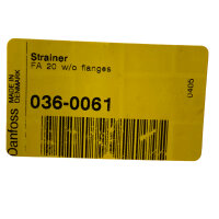 Schmutzfänger Strainer Danfoss FA20
