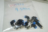 9 X st Winkeleinschraubanschluss H-Plus verlängert M5 AG D = 4mm