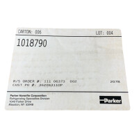 Parker hannifin 1018790 Ersatzteil