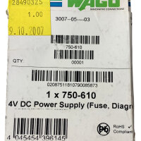 WAGO 750-610 Potentialeinspeisung Sicherungshalter