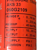 Danfoss Druckmessumformer Pressure Transmitter AKS 33 OVP