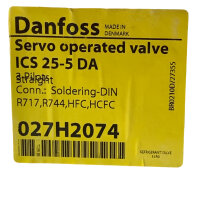 Danfoss ICS 25-5 DA Servogesteuertes Ventil 027H2074