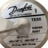 Danfoss TES5 Expansionsventil 067B3342 R404A R507 MOP120  OVP