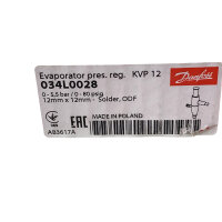 Danfoss Verdampfungsdruckregler KVP 12 034L0028