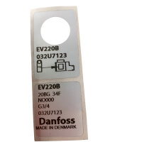 Danfoss 032U7123 Magnetventil EV220B 20B G 34 NO FKM...