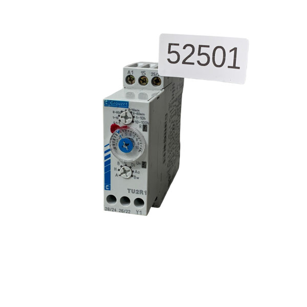 Crouzet TU2R1 88865305 Multifunktions-Zeitrelais  24V-240VACDC