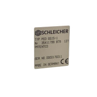 Schleicher TYP P03 GS15-1 Grundmodul Trägerplatte...