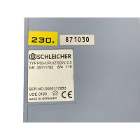 Schleicher TYP P03-CPU27(D)V2.5 Steuerung Modul  NR....
