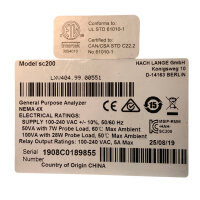 Hach Lange SC200  LXV404.99.00551  Messgerät NEMA 4X...