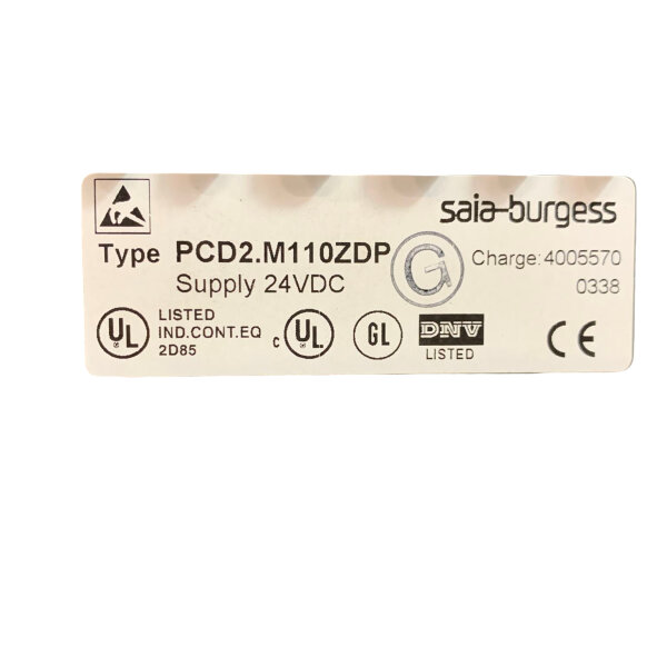 Saia-Burgess PCD2.M110ZDP SPS Steuerung