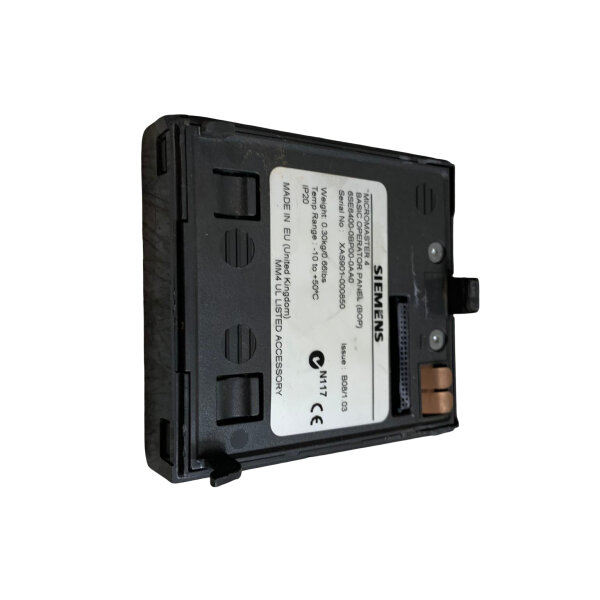 Siemens 6SE6400-0BP00-0AA0  Basic Operator Panel