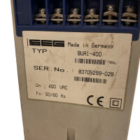 SEG BUA1-400 Unterspannungsrelais