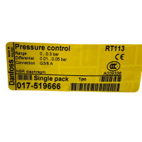 Danfoss RT113 Pressure Control Pressostat 017-519666