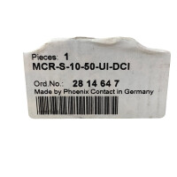 Phoenix Contact MCR-S-10/50-UI-DCI 2814647 Messumformer...