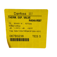 Danfoss R404A/R507 067B3238 Thermostatisches...