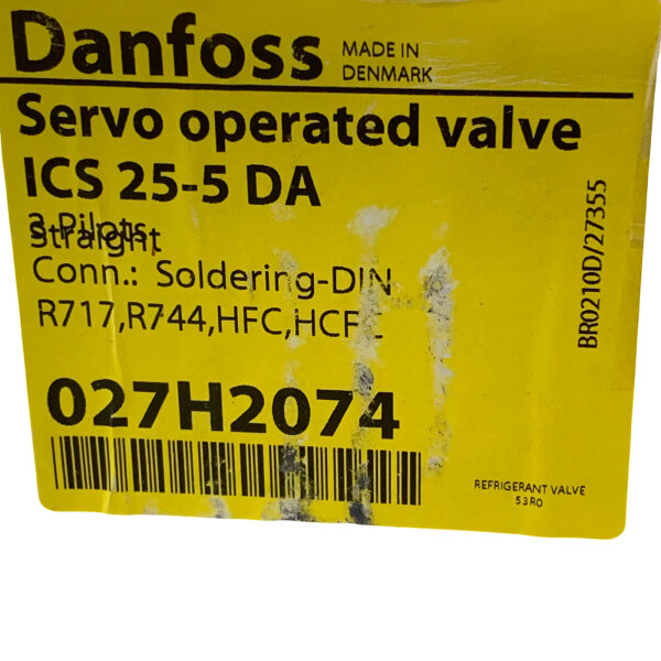Danfoss ICS 25-5 DA 027H2074 Servoventil Ventil