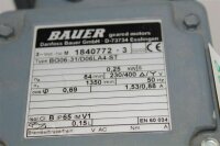 BAUER 0,25KW  84 MIN Getriebemotor BG06-31/D06LA4-ST Gearbox