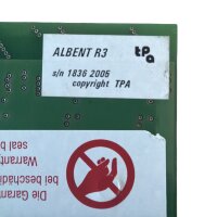 TPA ALBENT 05.2/0 R3 steuerung  ALBENT R3