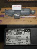 Bauer 1,2 Kw  205 min Getriebemotor G12-20/GK 925-241 FB...