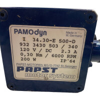 PAPST I 34.30-E 500-D Servomotor I34.30-E500-D