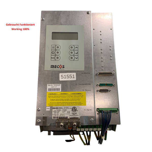 Mecos IMC15 digitale Magnetlagersteuerung BG10837-04NE