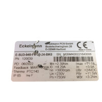 Eckelmann E-SU3-040-F6-30-24-BK0 120039 750W 3000rpm...