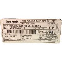 Rexroth MSK071D-0300-NN-M1-UP0-NNNN Permanent Magnet...