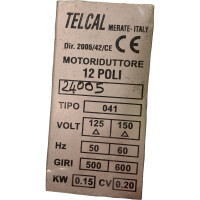 TELCAL 0,15 KW 041 Umwälzpumpe Waschmotor