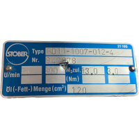 STÖBER 30 min RD11-1007-012-4 Getriebemotor Gearbox