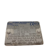 STÖBER 1,1 KW K21R90S4 K202ANG0115D90S Getriebemotor Gearbox