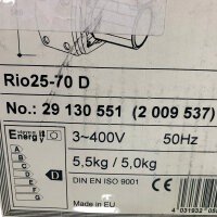 KSB Rio25-70 D 29130 551 Heizungsumwälzpumpe