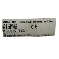 IFM KI5006 KI-3015-BPKG Kapazitiver Sensor
