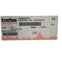 Trafag 900.2379.905 Druckschalter