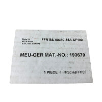 SCHAFFNER FFR-BS-00380-55A-SF100 193679 Netzfilter Filter
