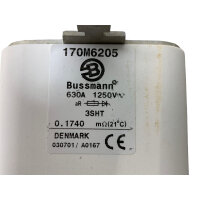 Bussmann 170M6205 Hochleistungssicherung 630A 1250V (ABB 10001773)