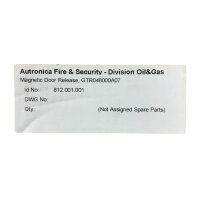 Autronica Fire & Security GTR048000A07 magnetischer...