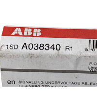 ABB 1SDA038340R1 Meldeschalter Unterspannungsauslöser entregt