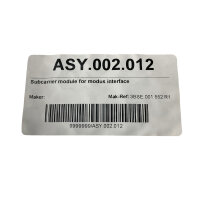 ABB 3BSE001552R1 Subcarrier Module for modus interface...