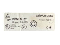 Saia-Burgess PCD1.M137 Basiseinheit SPS CPU Controller