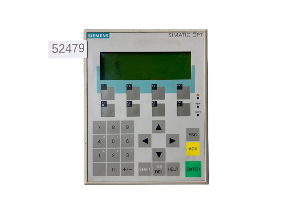 Siemens SIMATIC OP7-DP 6AV3607-1JC20-0AX1 Operator Panel