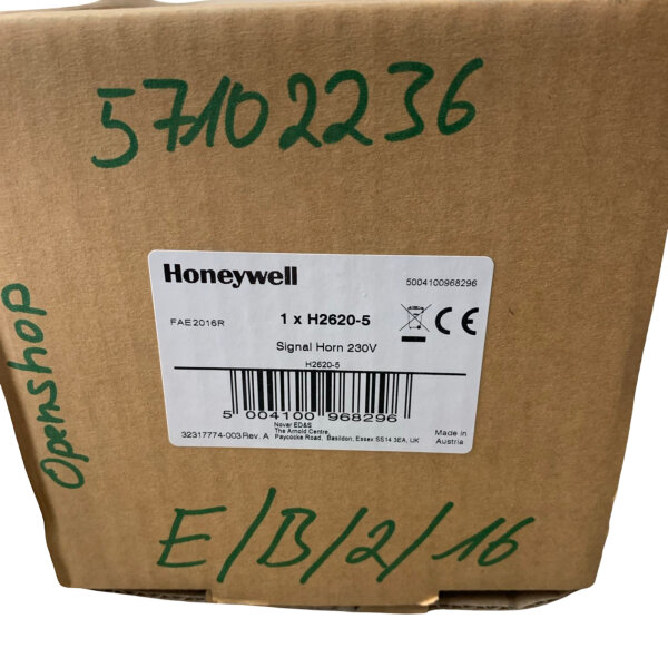 Honeywell HPT H2620-5 Signal Horn 230V