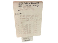 E. Dold BN 5983.53 Sicherheitsrelais
