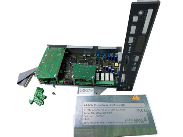 Ziehl-Abegg ZETADYN 3CA032-E1I1T0C1B0 Steuerplatine (Frequenzumrichter-Modul) 352185